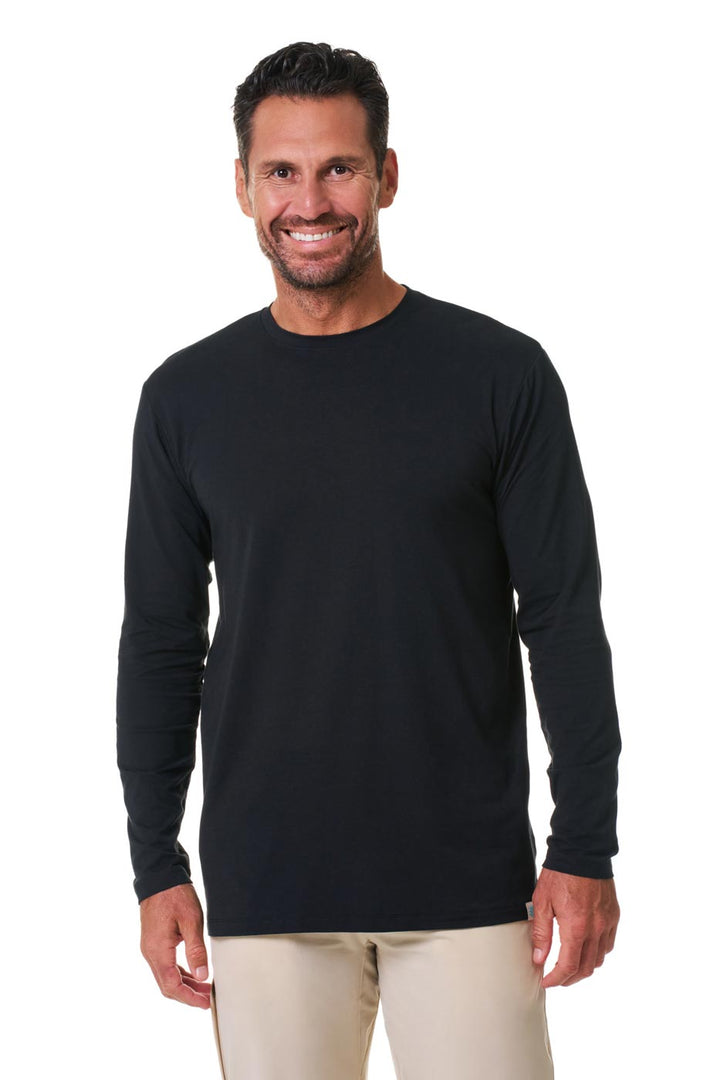 Men's Long Sleeve T-Shirt | Black position-3