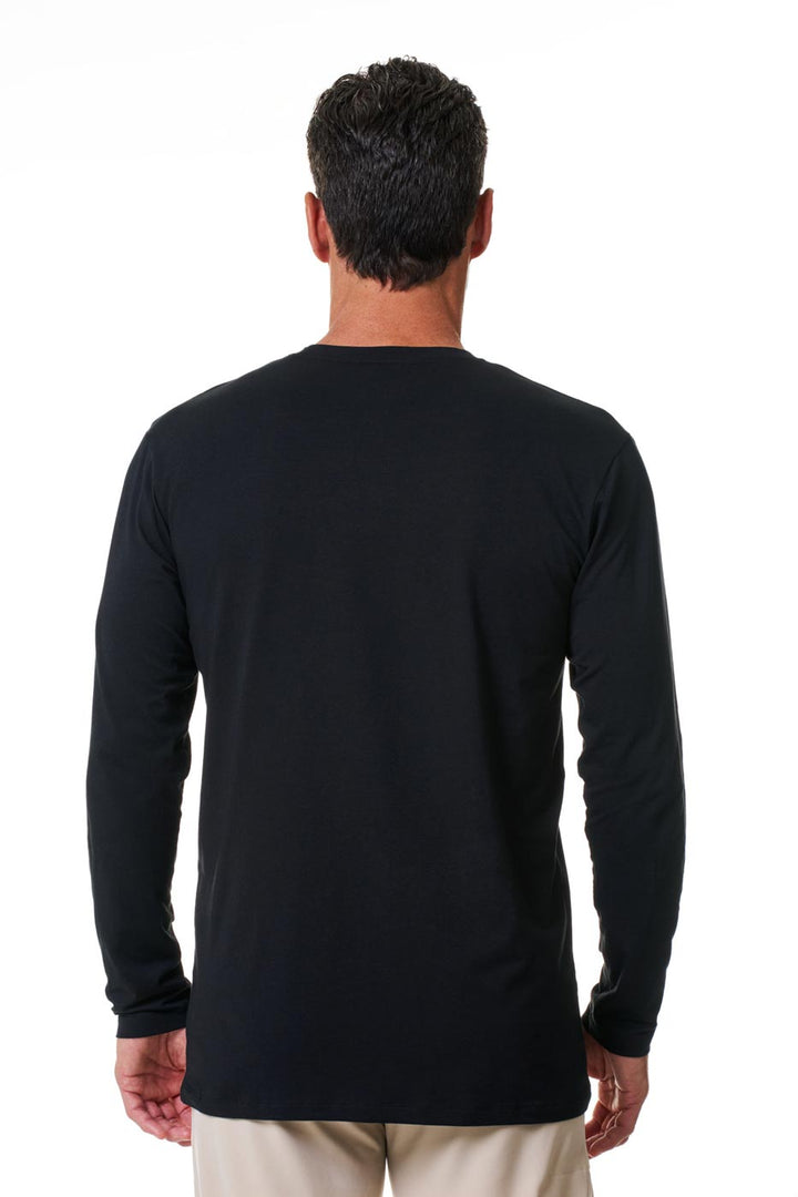 Men's Long Sleeve T-Shirt | Black position-5