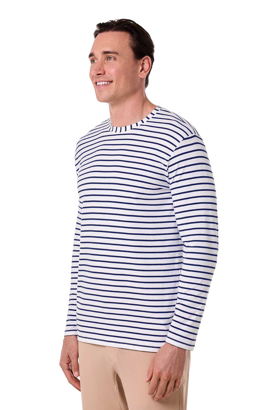 Color_White/Navy Stripe