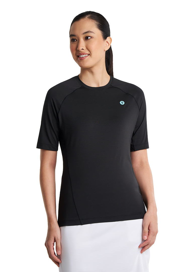 Women's Fitness Short Sleeve T-Shirt | Black position-3