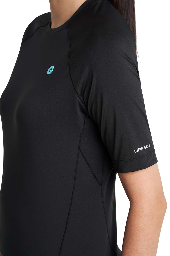 Women's Fitness Short Sleeve T-Shirt | Black position-10