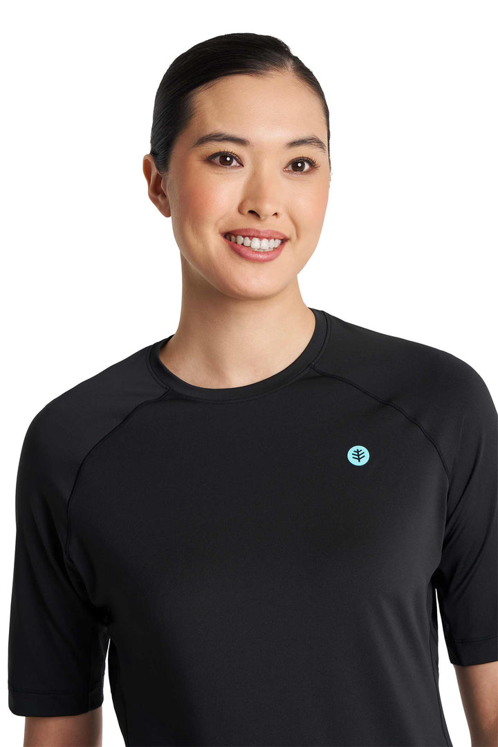 Women's Fitness Short Sleeve T-Shirt | Black position-11