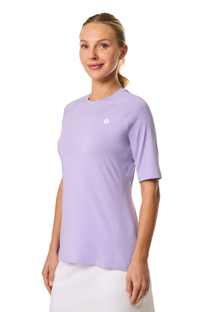 Women's Fitness Short Sleeve T-Shirt | Lavendula position-3