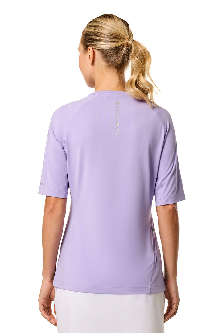 Women's Fitness Short Sleeve T-Shirt | Lavendula position-5
