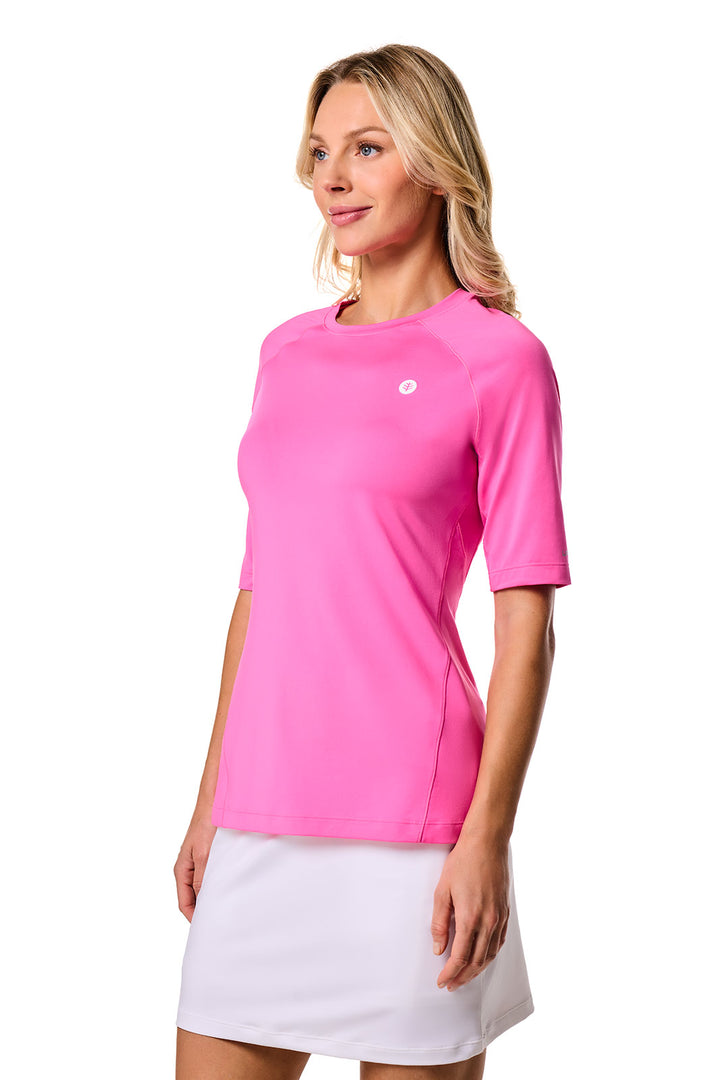 Women's Fitness Short Sleeve T-Shirt | Tulip Pink position-3