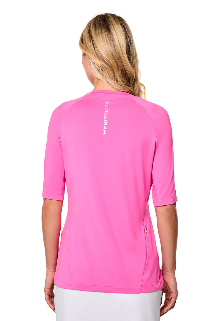 Women's Fitness Short Sleeve T-Shirt | Tulip Pink position-4