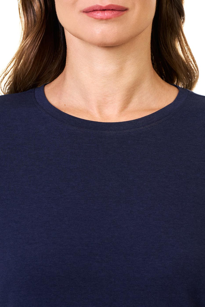 Women's Long Sleeve T-Shirt | Navy position-5