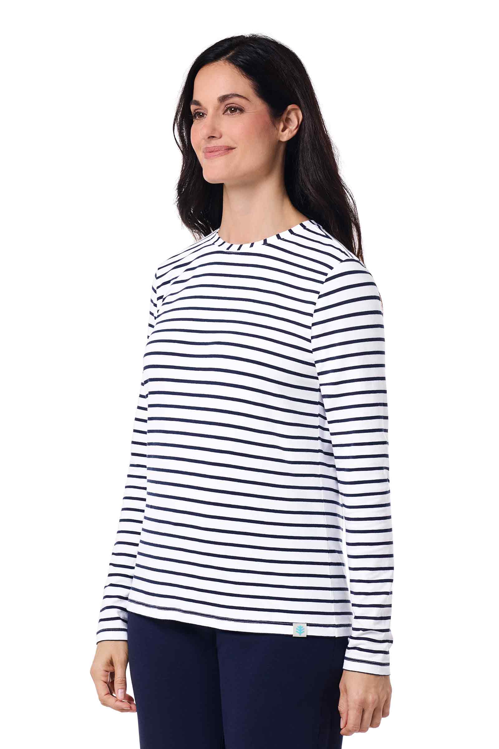 Color_White/Navy Stripe