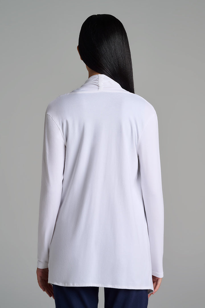 Women's Long Sleeve Sun Wrap | White position-2