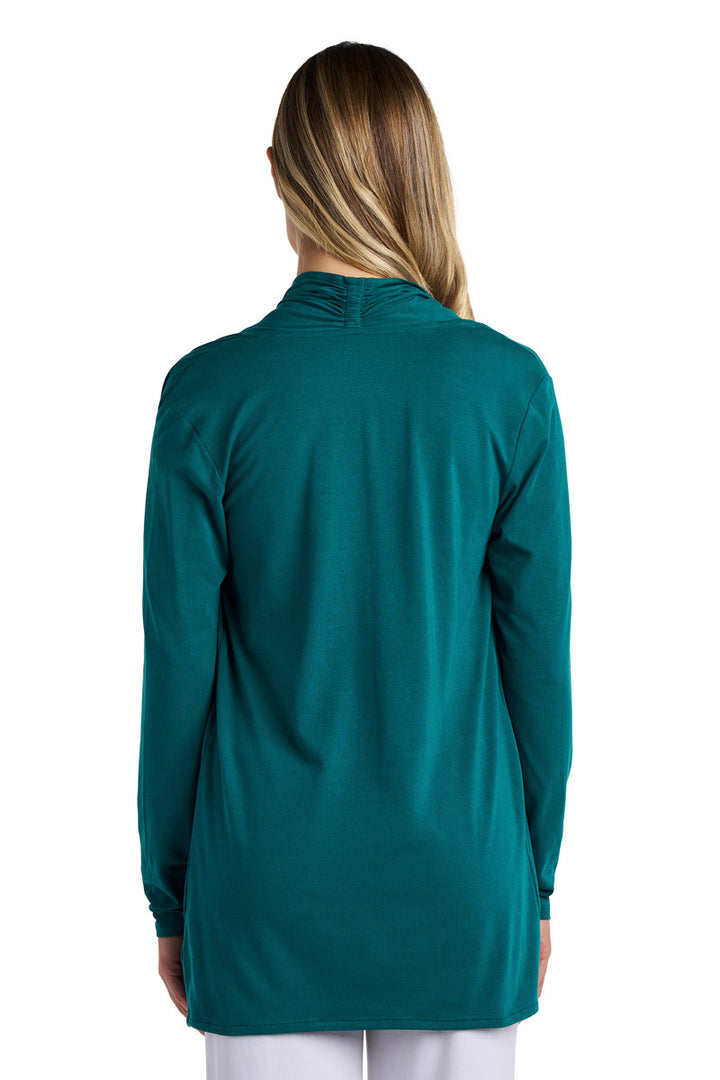 Women's Long Sleeve Sun Wrap | Transformative Teal position-5