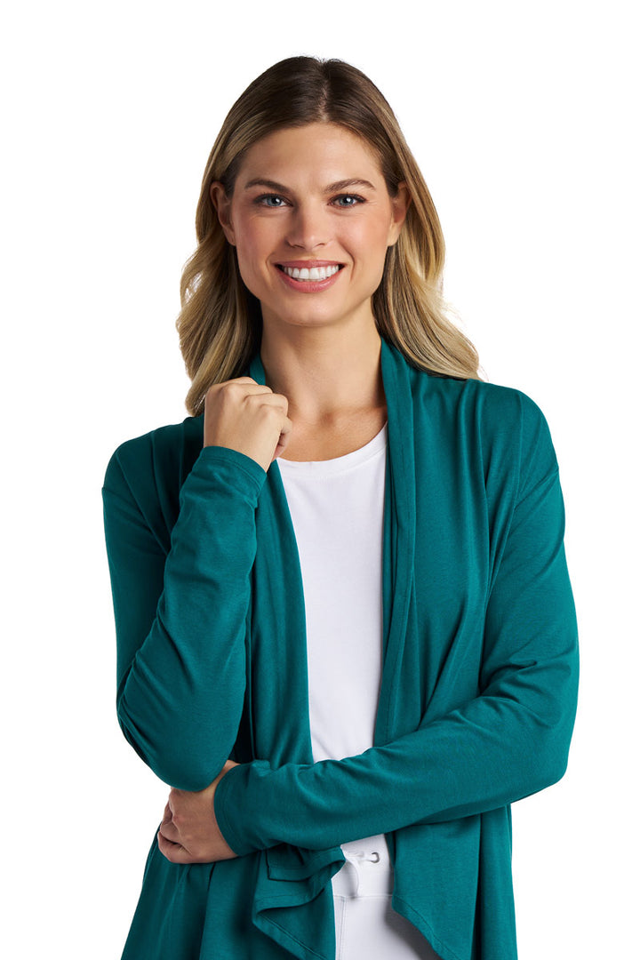 Women's Long Sleeve Sun Wrap | Transformative Teal position-7
