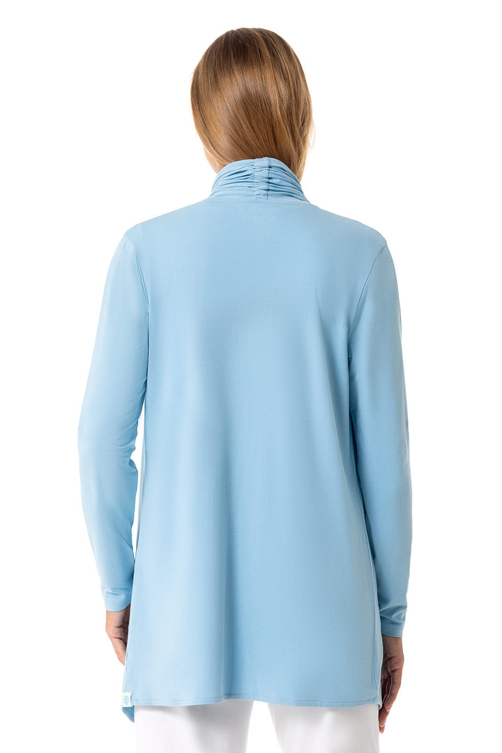 Women's Long Sleeve Sun Wrap | Arctic Blue position-4