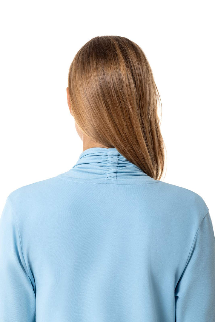 Women's Long Sleeve Sun Wrap | Arctic Blue position-6