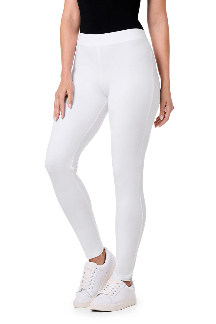 Women's Summer Leggings | White position-3