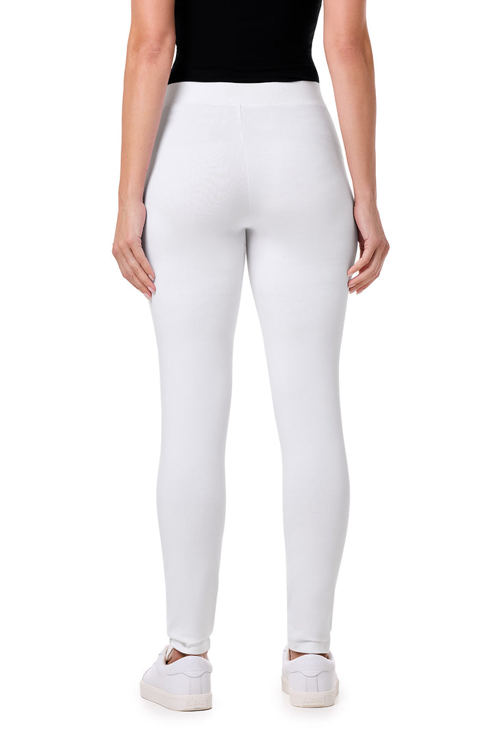 Women's Summer Leggings | White position-4