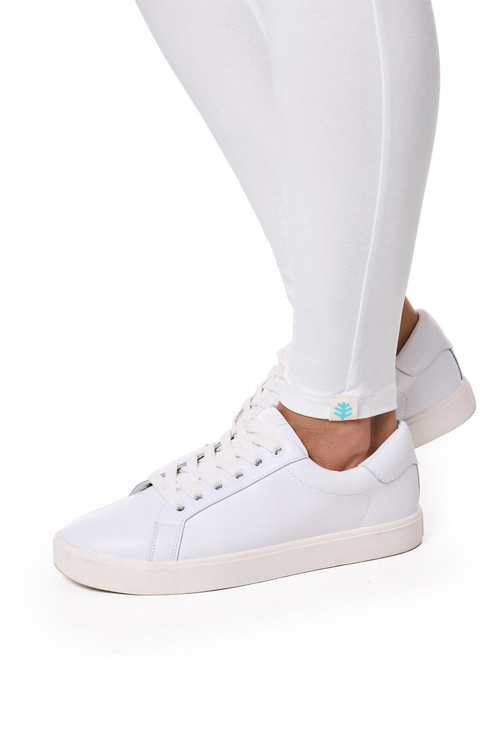 Women's Summer Leggings | White position-5