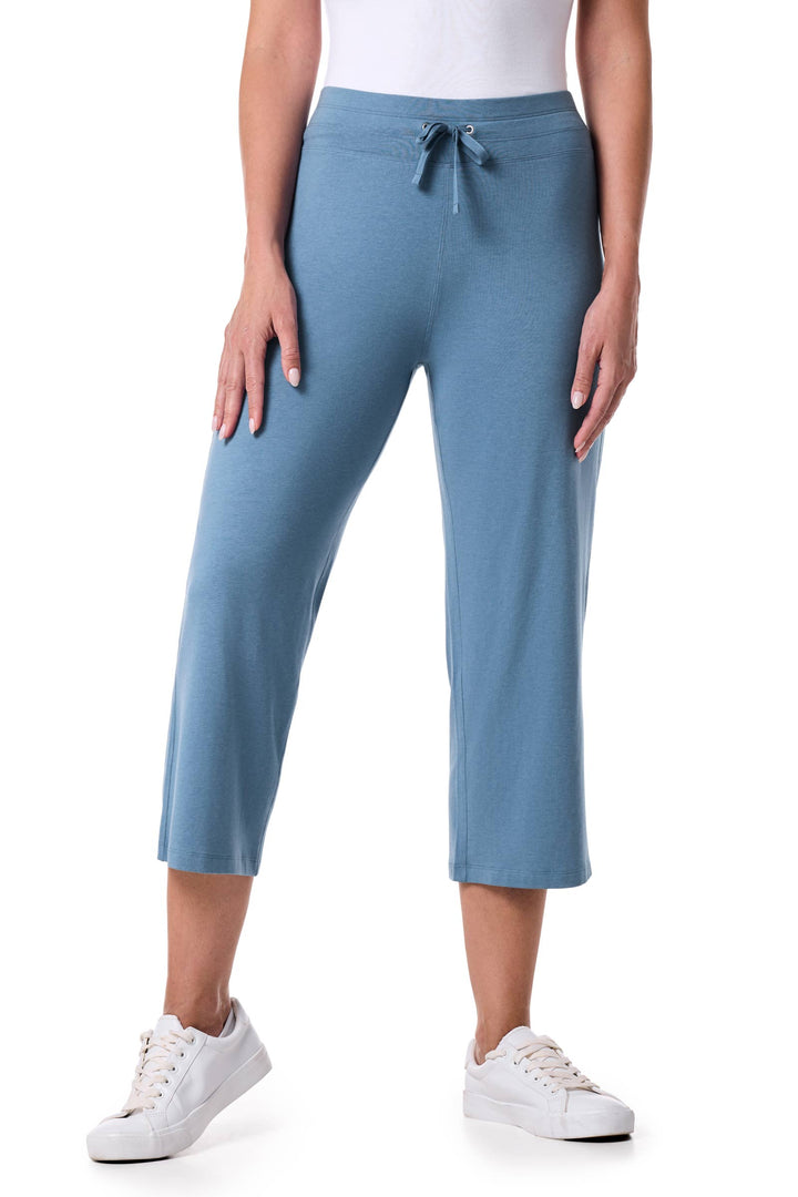 Beach Capris | Blue Dusk position-2