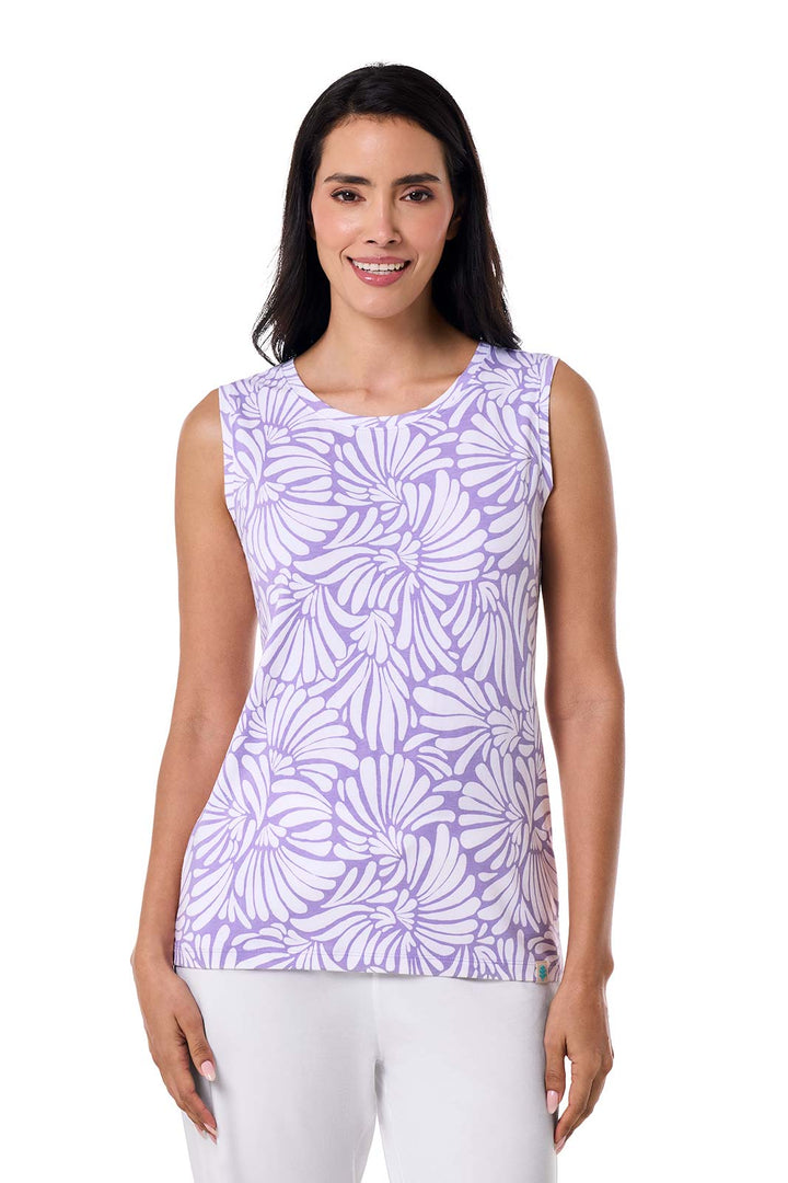 Women's Basic Tank | Lavendula Sea Fan position-2