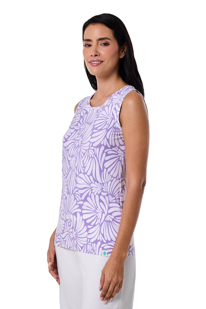 Women's Basic Tank | Lavendula Sea Fan position-3