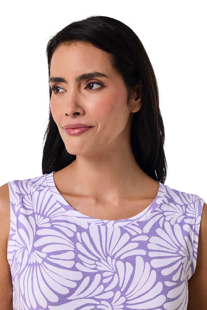 Women's Basic Tank | Lavendula Sea Fan position-5