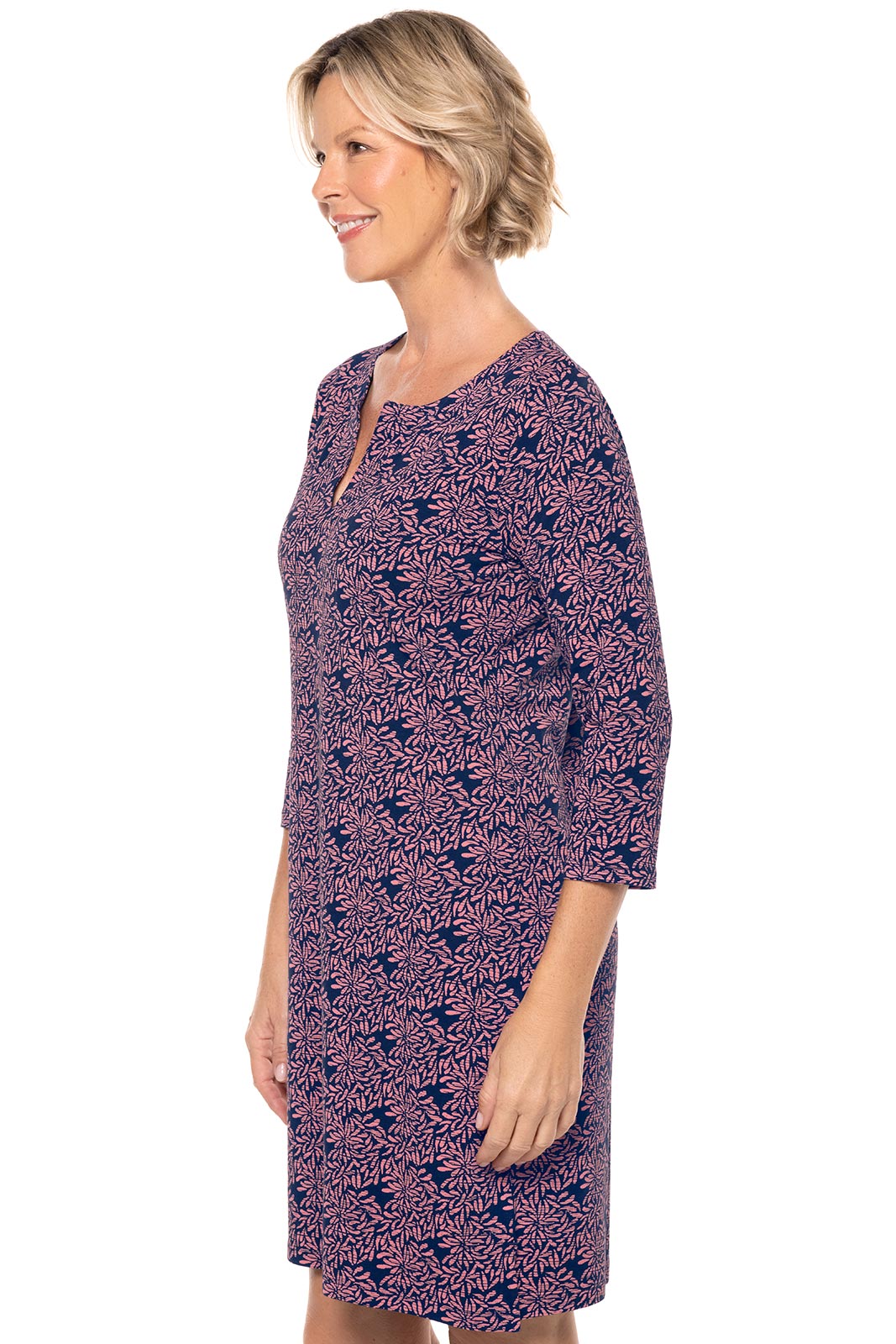 Color_Peachy Pink Etched Flowers