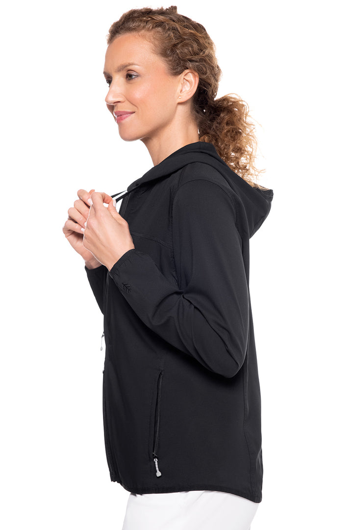 Women's Packable Jacket | Black position-2