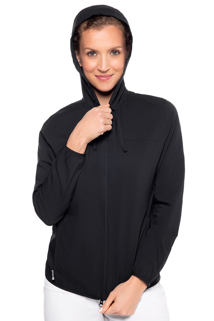 Women's Packable Jacket | Black position-5