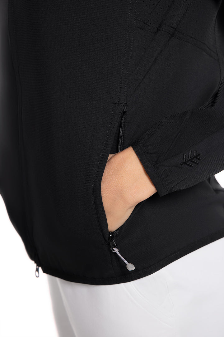 Women's Packable Jacket | Black position-6