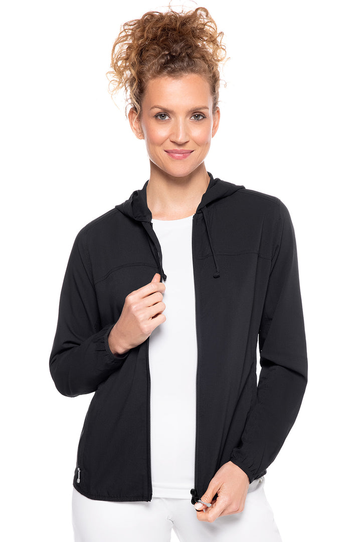 Women's Packable Jacket | Black position-8