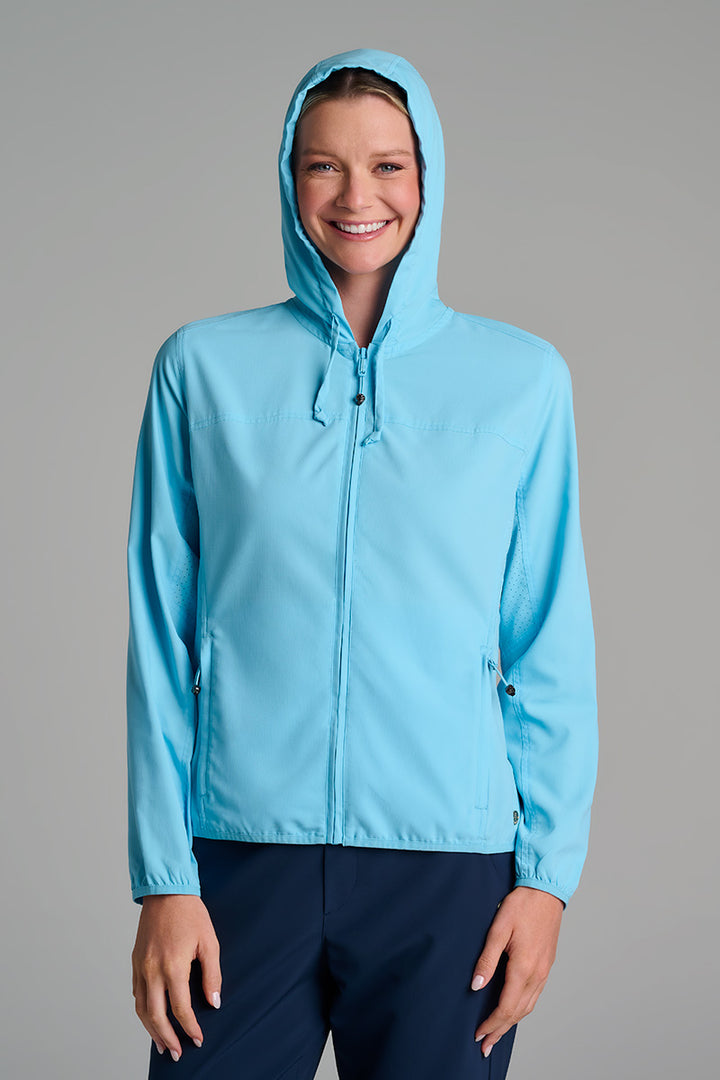 Women's Packable Jacket | Arctic Blue position-2