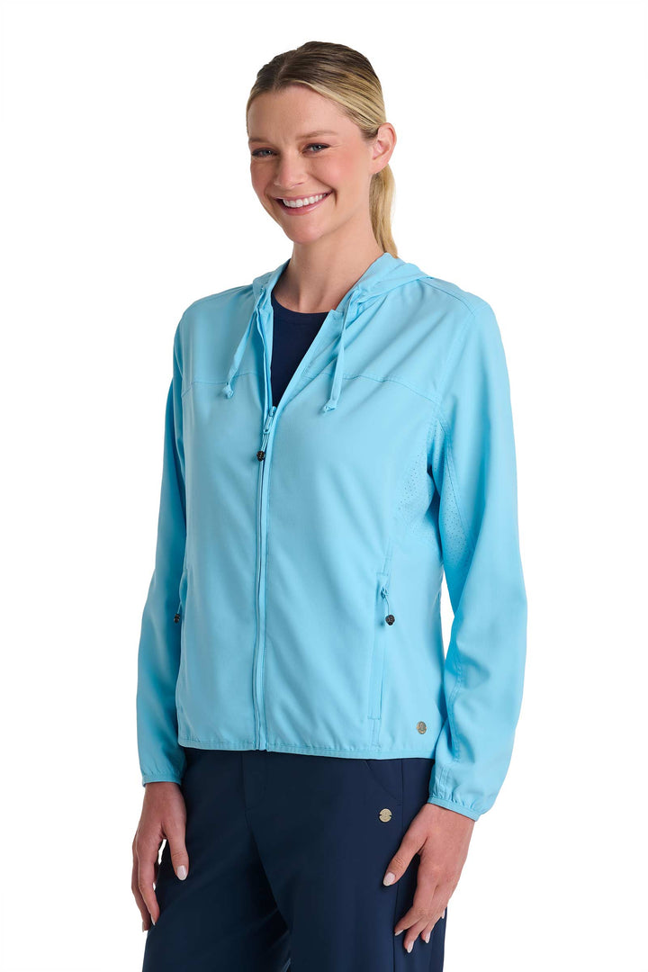 Women's Packable Jacket | Arctic Blue position-6