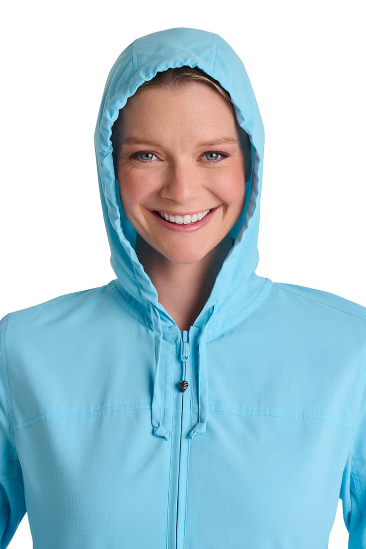 Women's Packable Jacket | Arctic Blue position-8