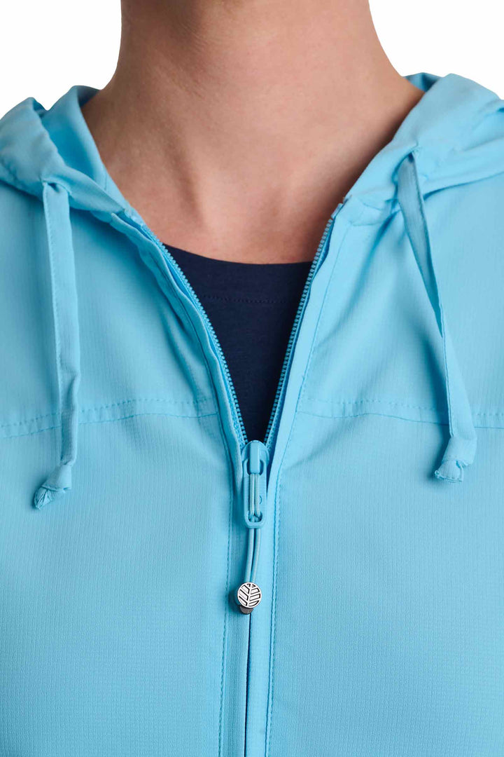 Women's Packable Jacket | Arctic Blue position-11