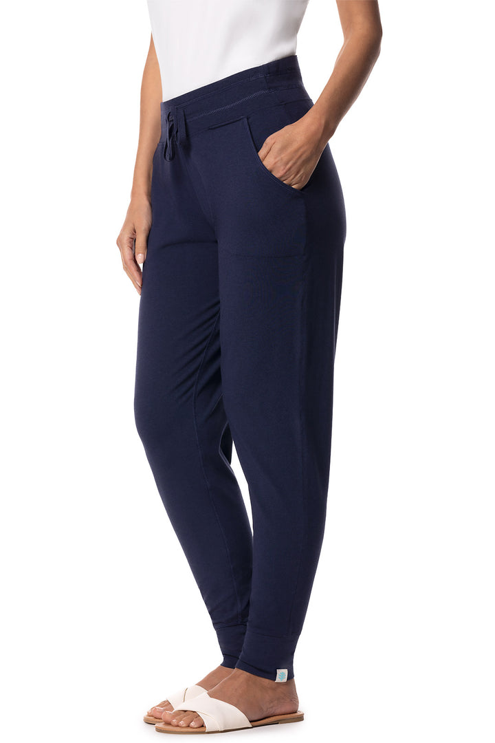Women's Weekend Pants | Navy position-2