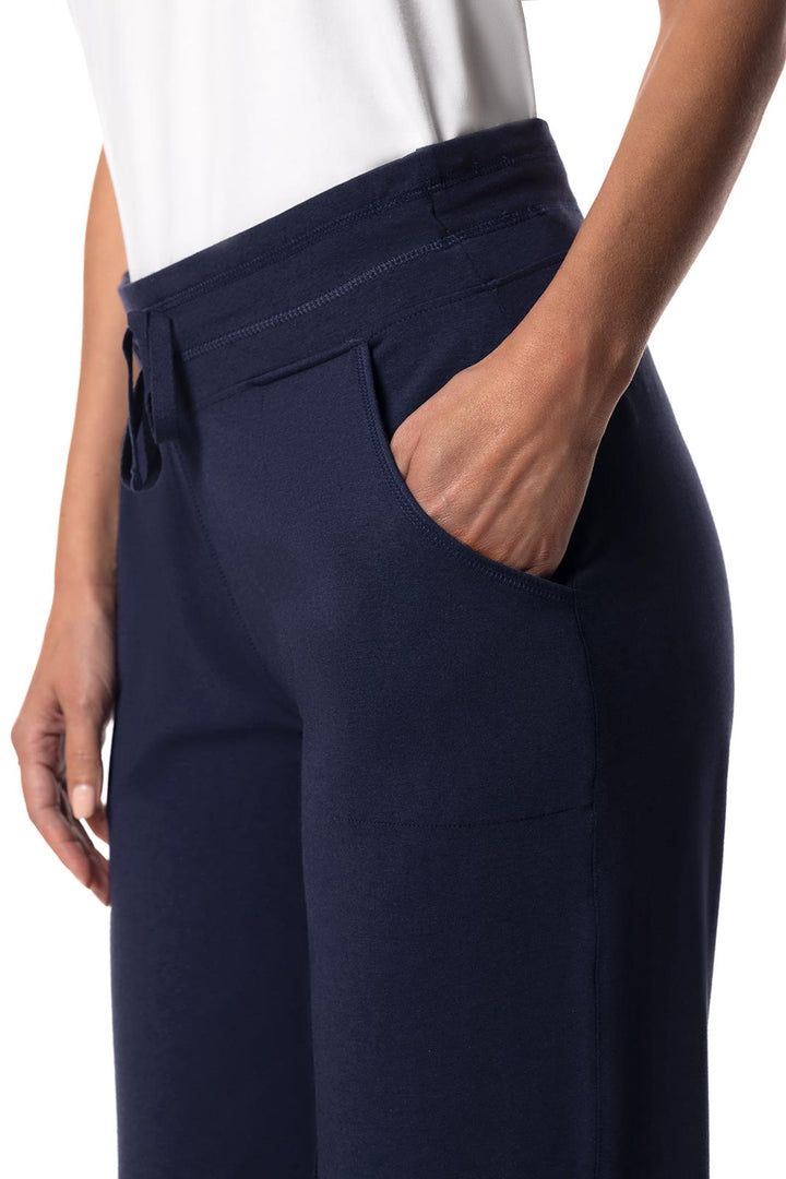 Women's Weekend Pants | Navy position-4
