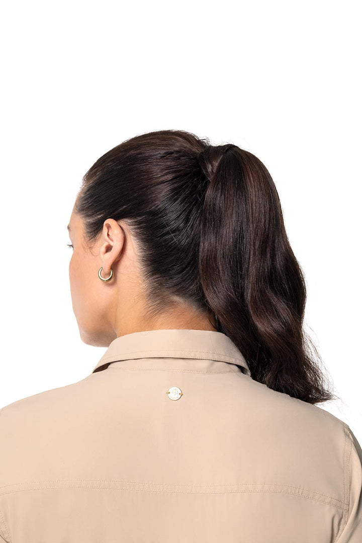 Women's Tunic Long Sleeve Shirt | Pale Khaki position-6