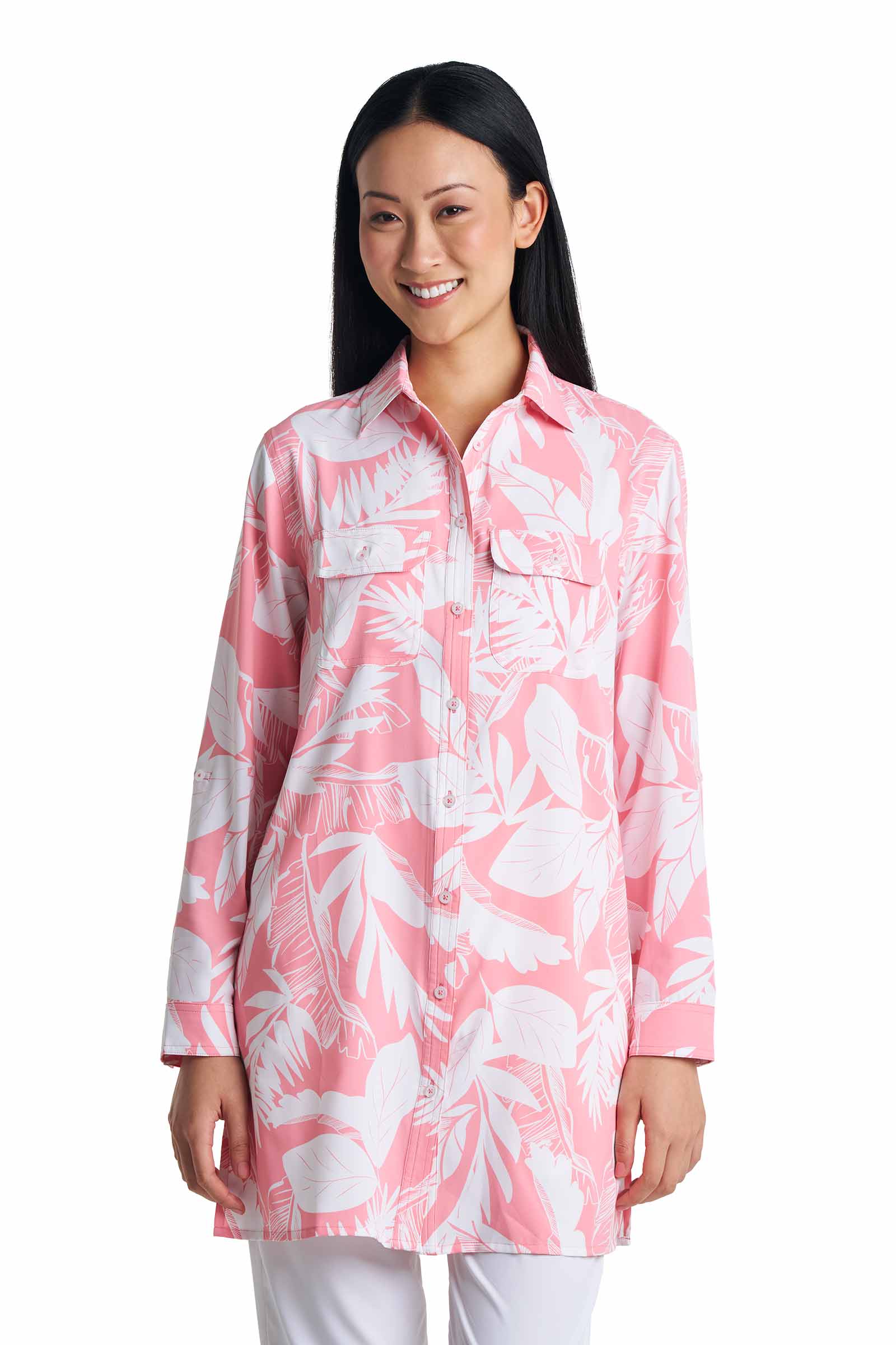 Color_Flamingo Pink Palm Paradise