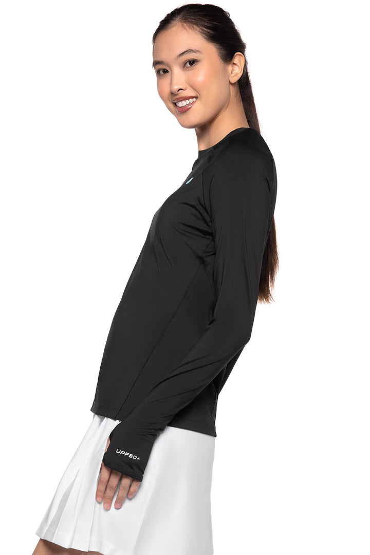 Women's Fitness Long Sleeve T-Shirt | Black position-5