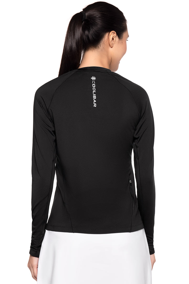 Women's Fitness Long Sleeve T-Shirt | Black position-2