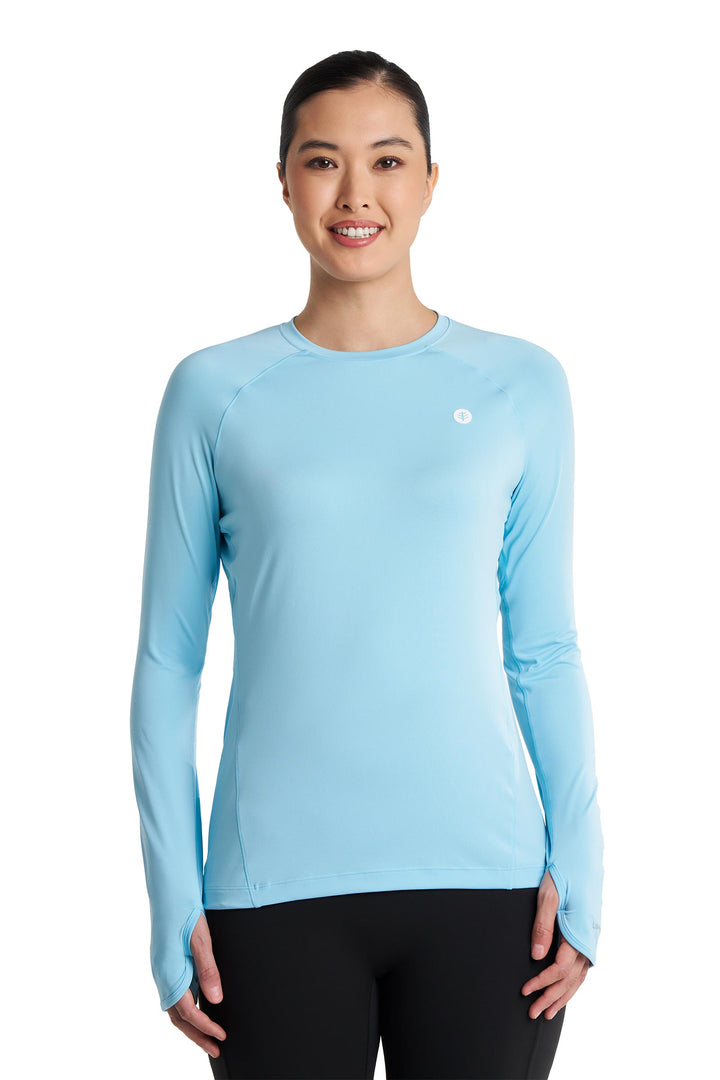 Women's Fitness Long Sleeve T-Shirt | Arctic Blue position-4