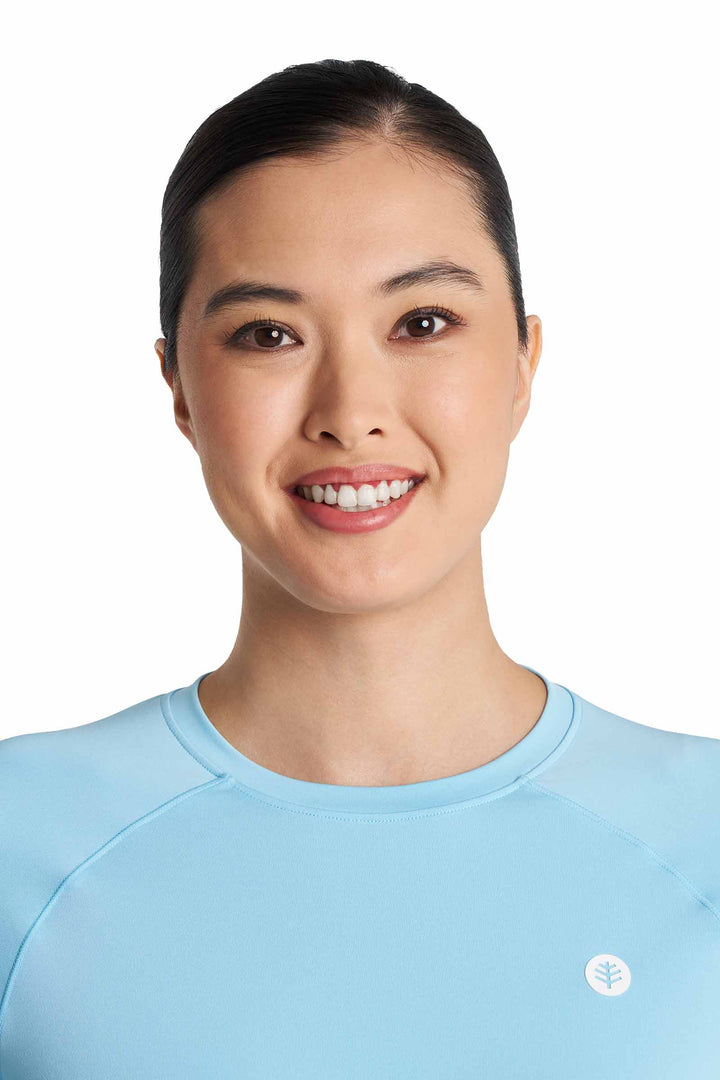 Women's Fitness Long Sleeve T-Shirt | Arctic Blue position-6