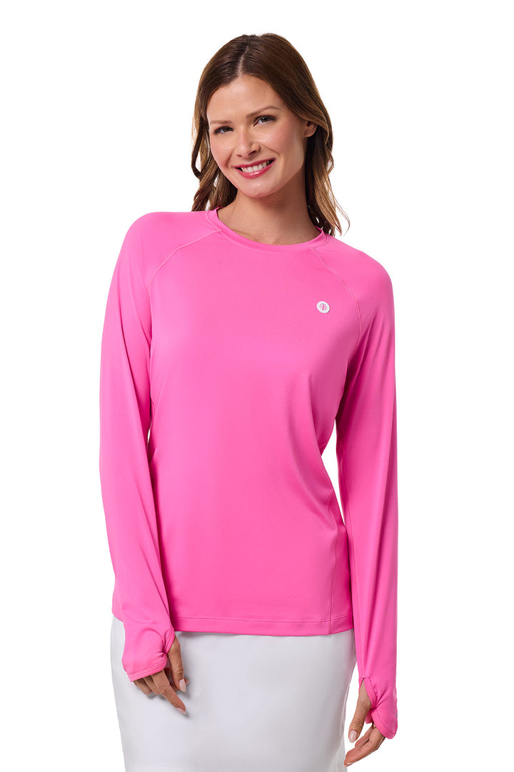 Women's Fitness Long Sleeve T-Shirt | Tulip Pink position-2