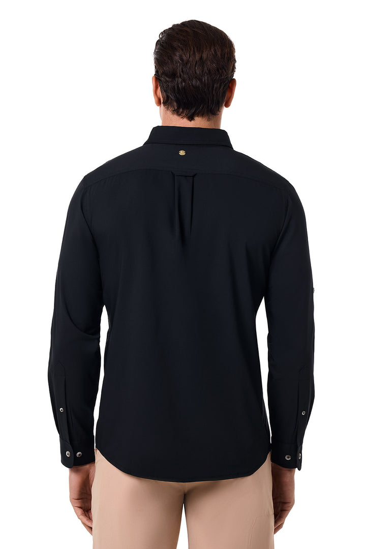 Men's Long Sleeve Shirt | Black position-4