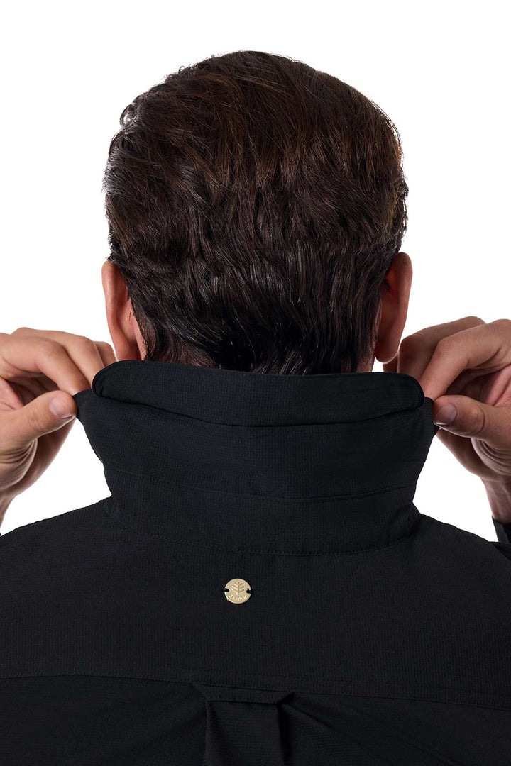 Men's Long Sleeve Shirt | Black position-5