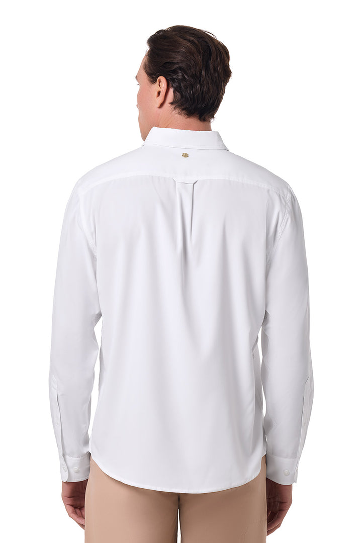 Men's Long Sleeve Shirt | White position-4