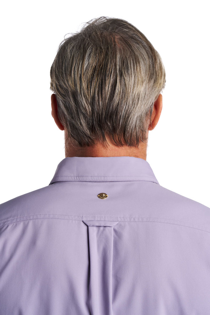 Men's Long Sleeve Shirt | Lavender Gray position-6