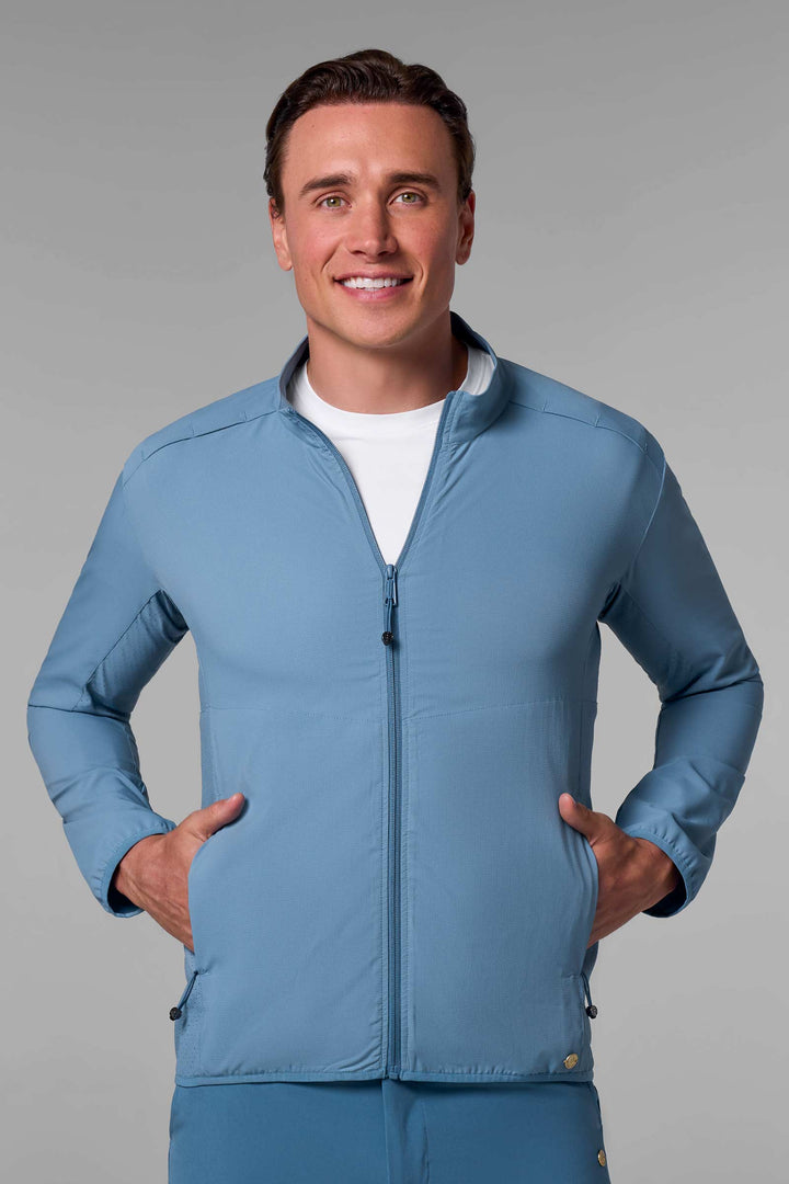 Men's Packable Jacket | Blue Dusk position-1