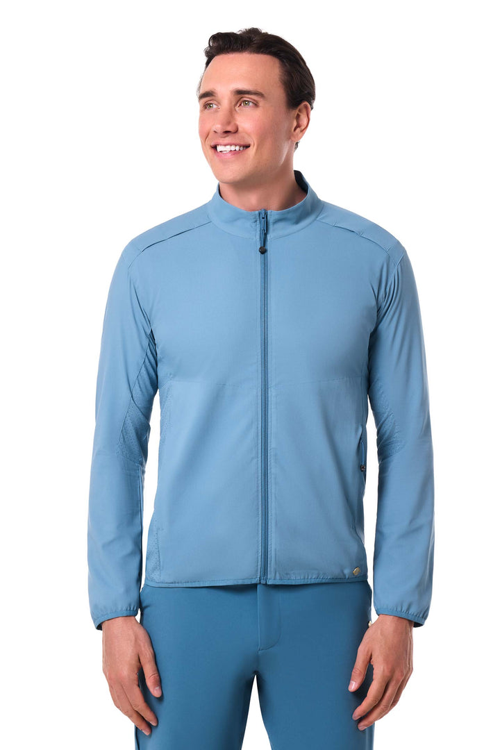 Men's Packable Jacket | Blue Dusk position-5