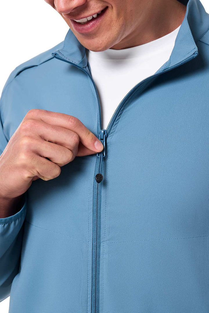 Men's Packable Jacket | Blue Dusk position-7