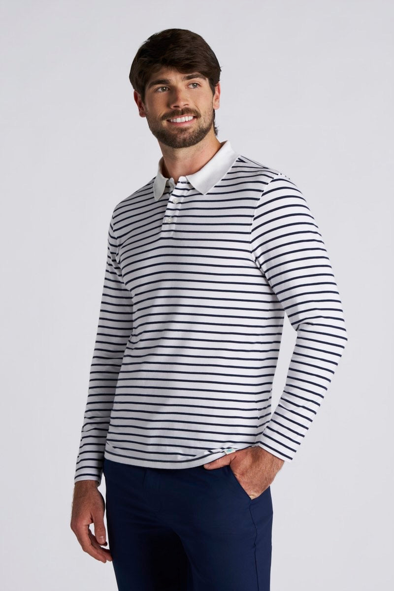 Color_White/Navy Stripe